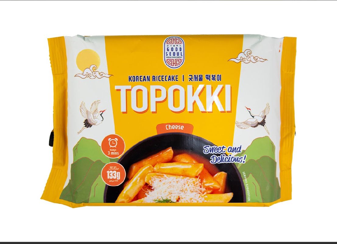 Topokki cheese cartoon