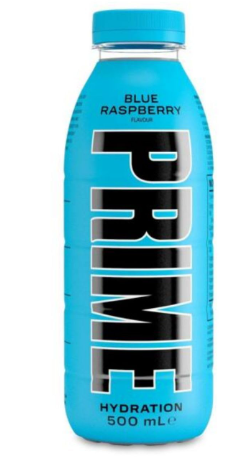 Prime blue raspberry 500 ml cartoon