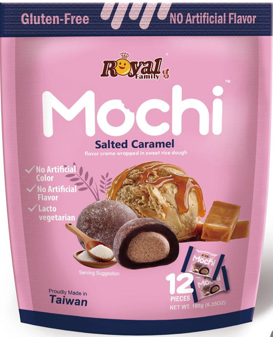 Mochi salted caramel cartoon