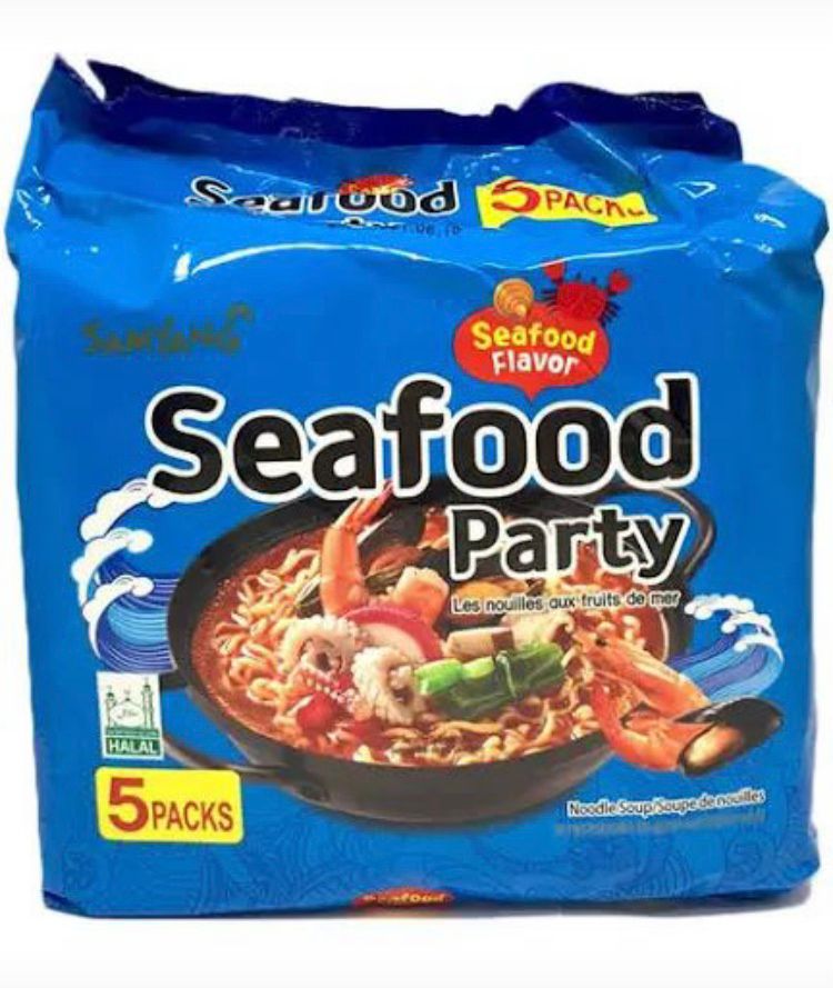 seafood party cartoon