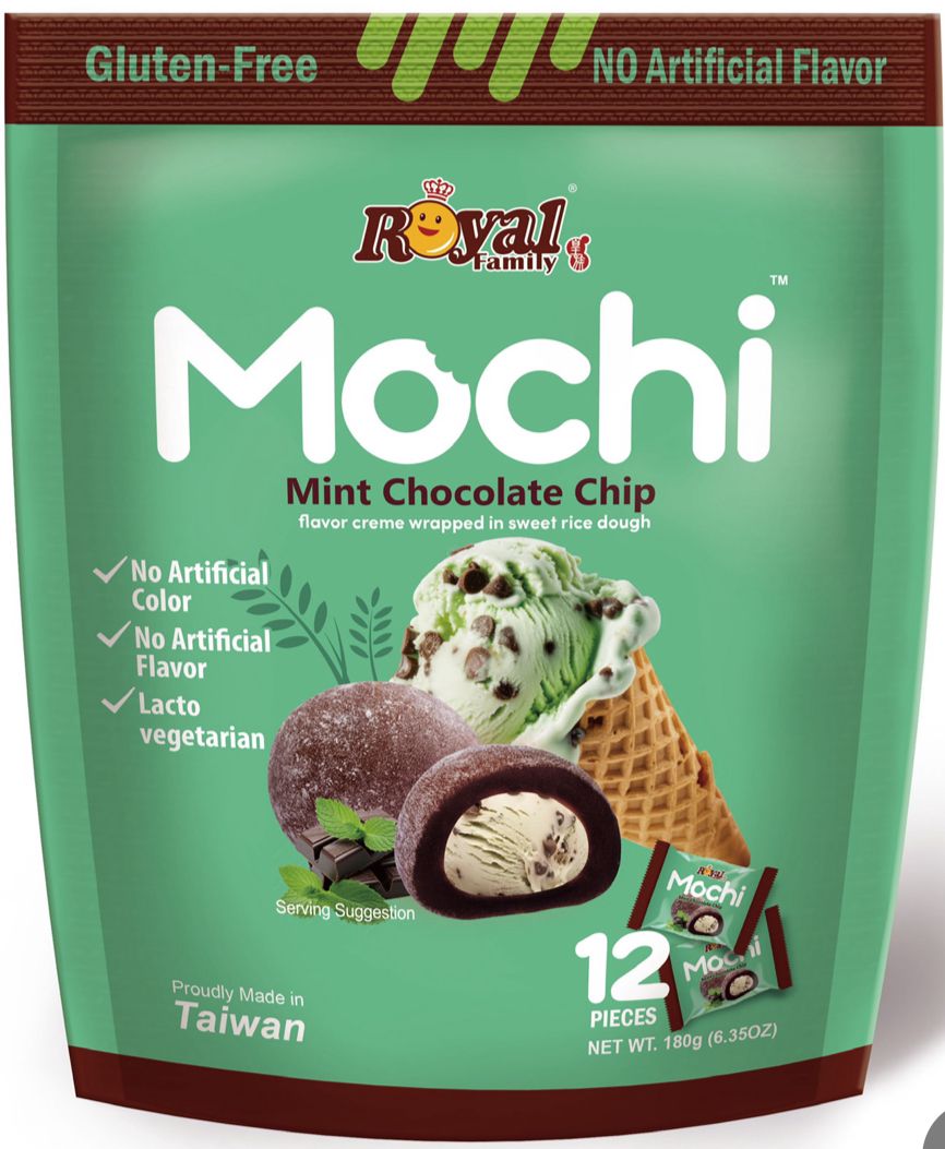 Mochi mint chocolate chip cartoon