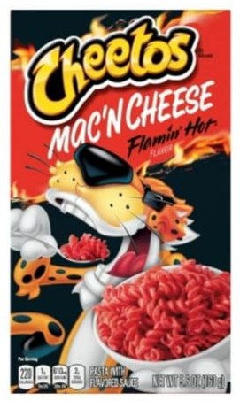 Cheetos mac n cheese flamin hot cartoon