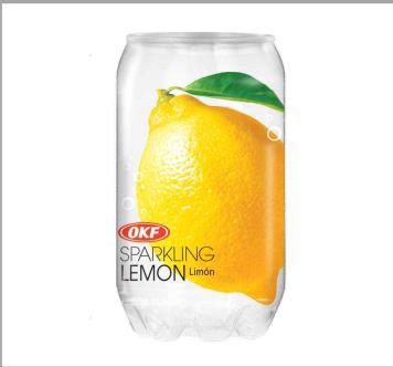 OKF sparkling lemon cartoon