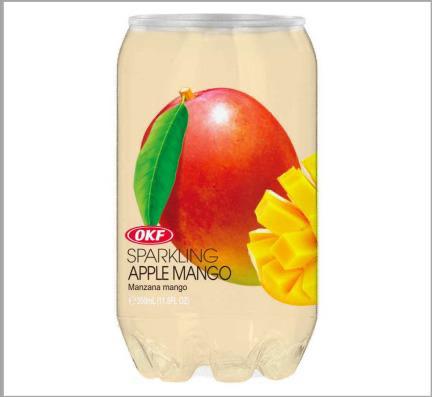 OKF sparkling apple mango cartoon