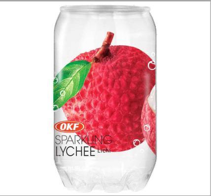 OKF sparkling lychee cartoon