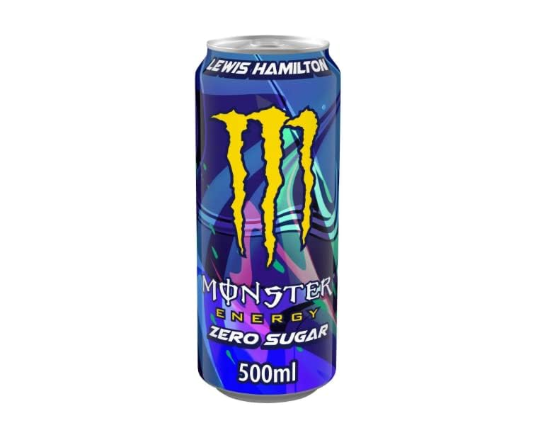 Monster lewis Hamilton zero sugar cartoon